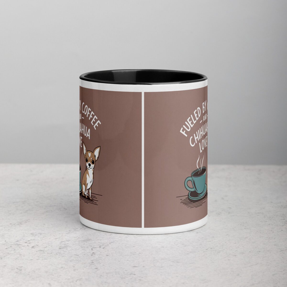 Fueled by Coffee and Chihuahua Love Mug - Image 2