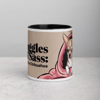 Snuggles and Sass: Life with a Chihuahua Coffee Mug