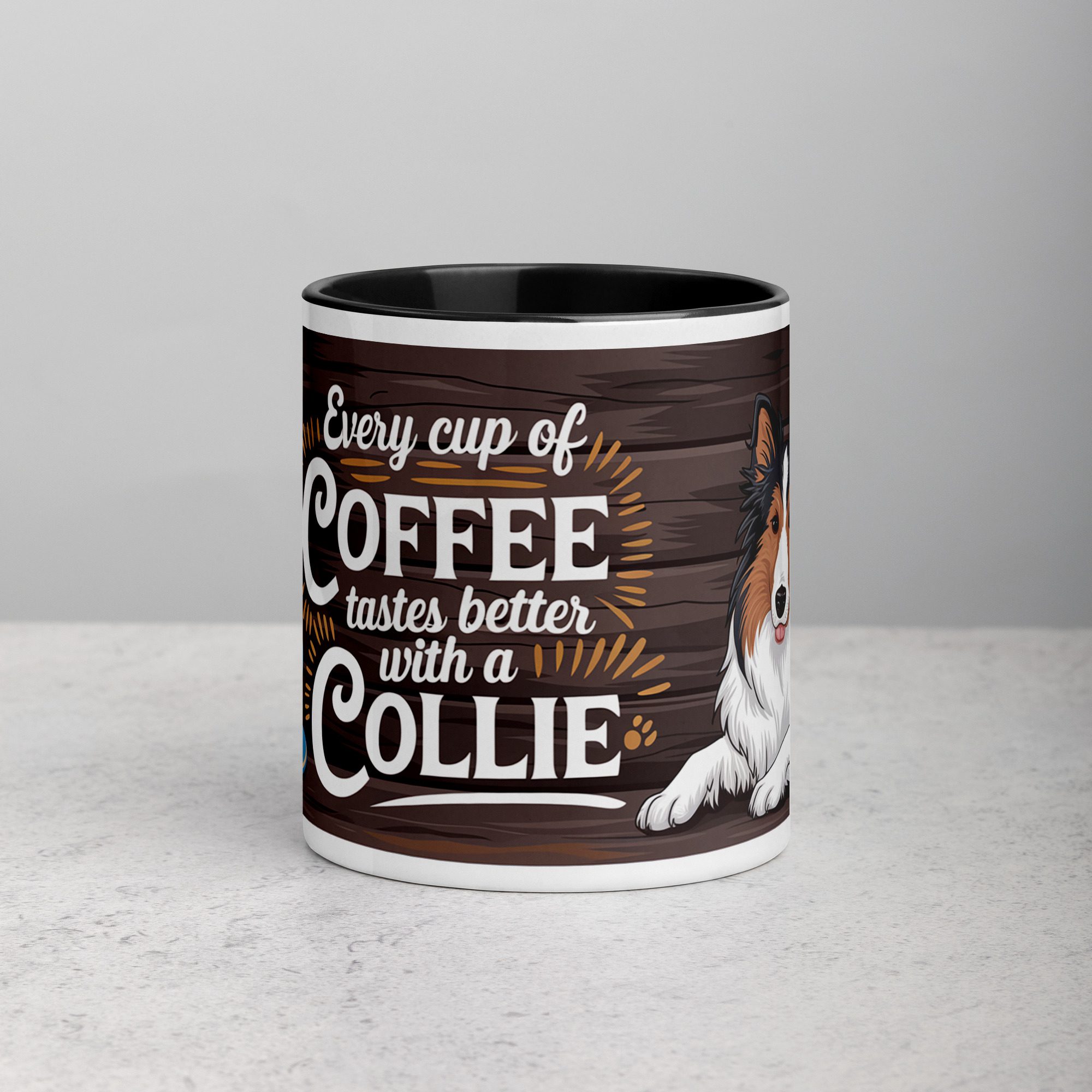 white-ceramic-mug-with-color-inside-black-11-oz-front-6745ddcb8942a.jpg Every Cup of Coffee Tastes Better with a Collie Mug - Image 1