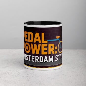Pedal Power: Amsterdam Style Coffee Mug