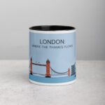 London: Where the Thames Flows Coffee Mug