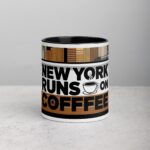 New York Runs on Coffee Mug