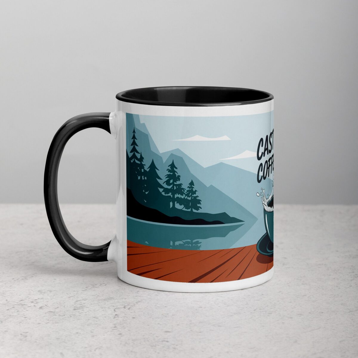 Cast First, Coffee Later Fishing Mug - Image 2