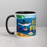 I Love Fishing Fun Coffee Mug & Tea Cup - Image 2