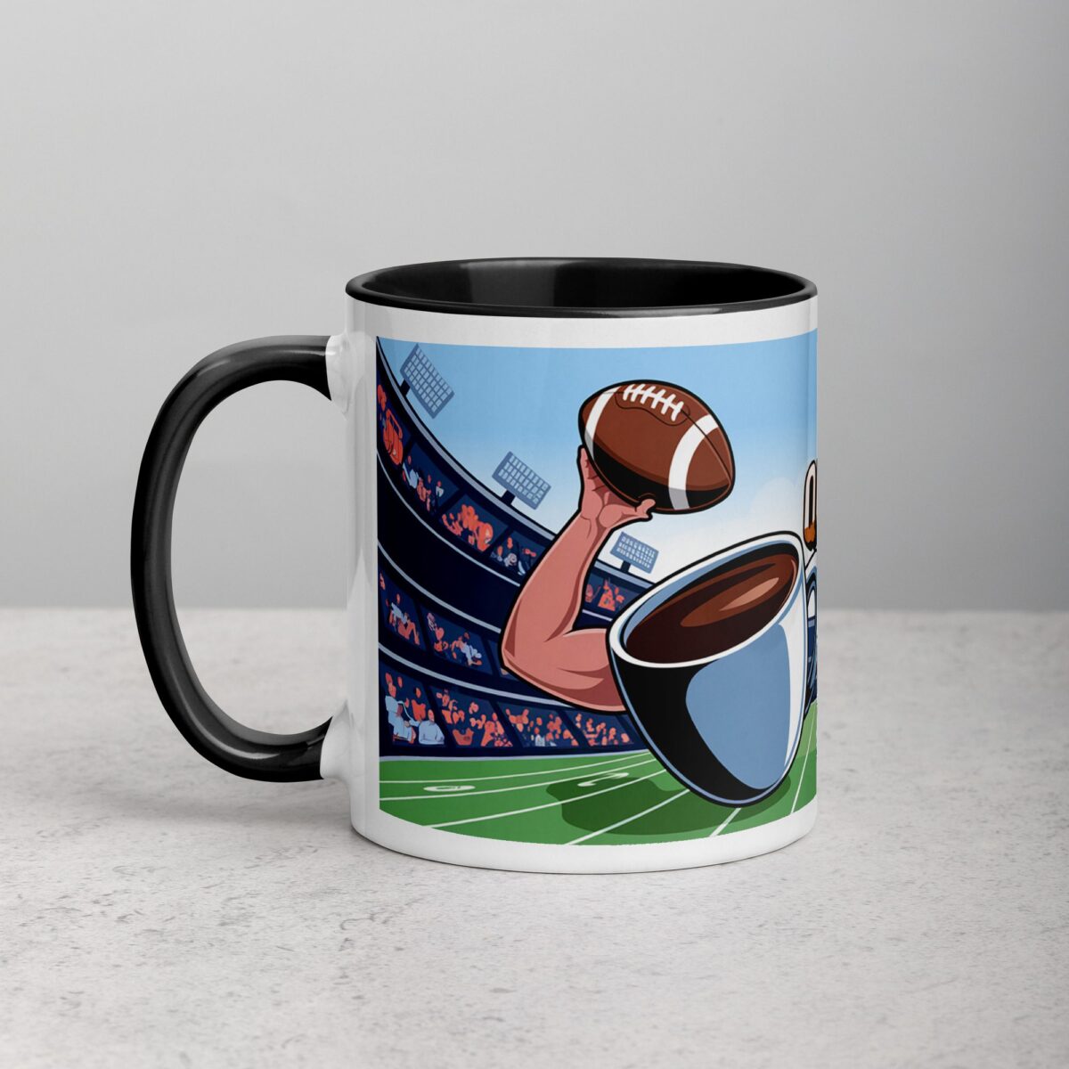 Quarterback Fuel Football Coffee Mug - Image 2