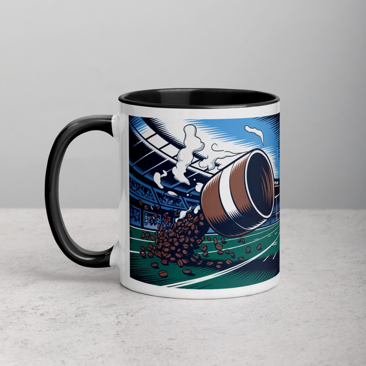 Ready for the Kickoff… and Coffee Football Mug - Image 2