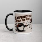 Caffeinated & Ready to Punt Football Mug