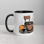 On the Sidelines Sippin’ Football Coffee Mug & Tea Cup - Image 2