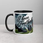 I Love Football Elegant Coffee Mug & Tea Cup - Image 2