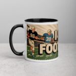 I Love Football Retro Coffee Mug & Tea Cup - Image 2