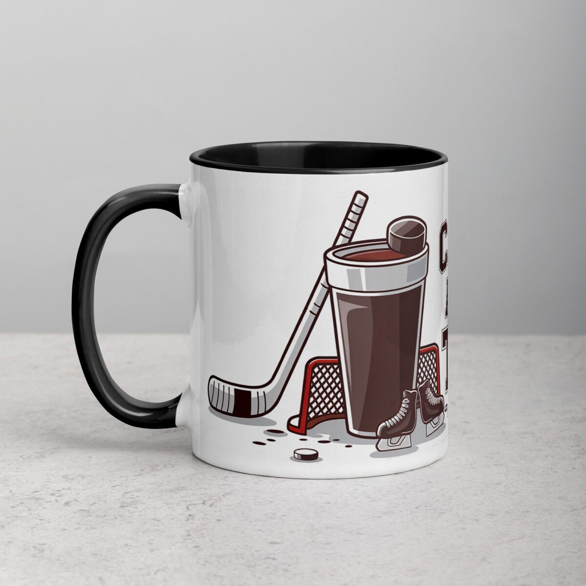 Caffeinated and Ready to Score Hockey Mug - Image 2