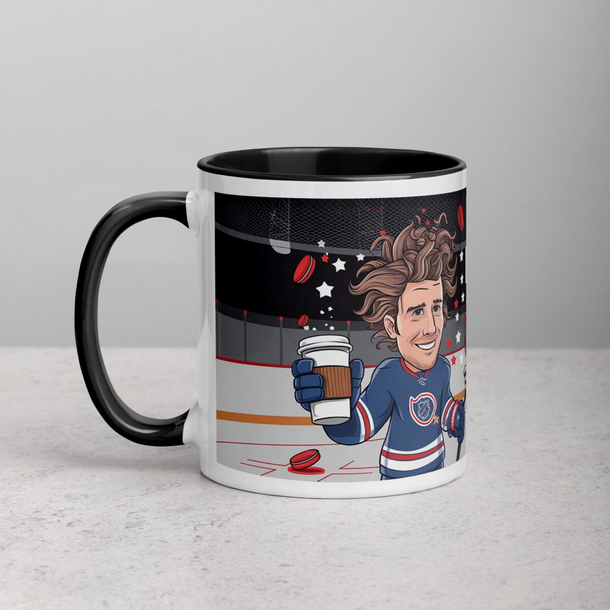 Hockey Hair, Don’t Care… Just Need Coffee Mug - Image 2