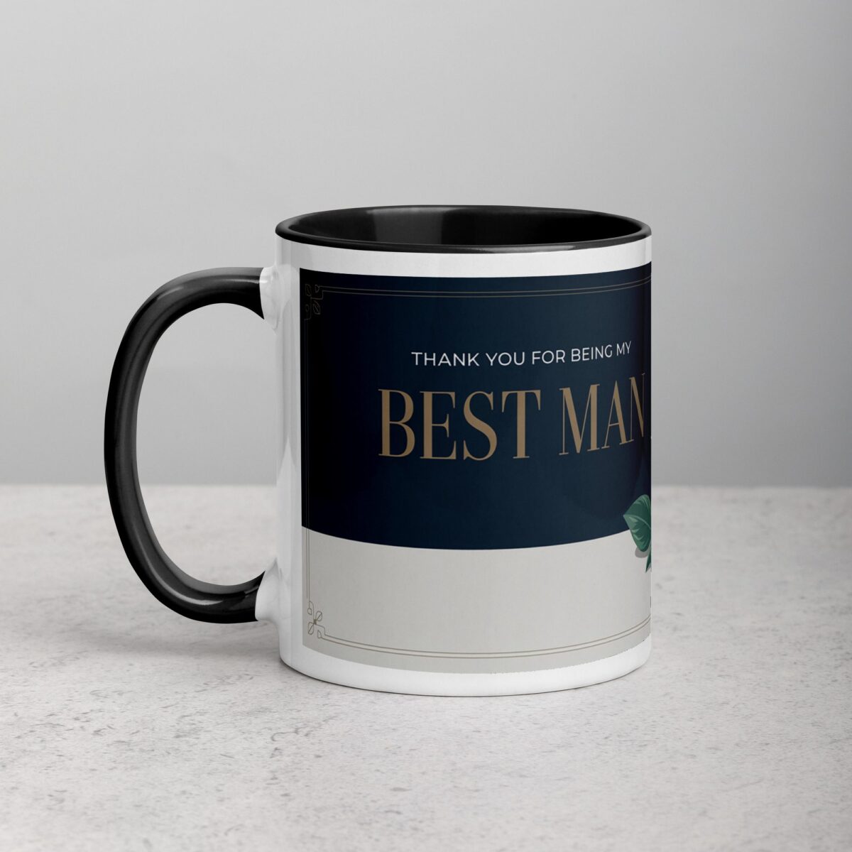 Sophisticated Thank You Best Man Coffee Mug & Tea Cup - Image 2
