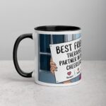 Best Friend: Therapist, Partner in Crime, Cheerleader Mug - Image 2