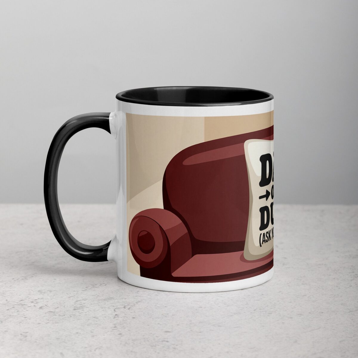 Dad Off Duty (Ask Your Mom) Coffee Mug - Image 2