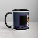 Born to Game, Forced to Work Gamer Coffee Mug - Image 2