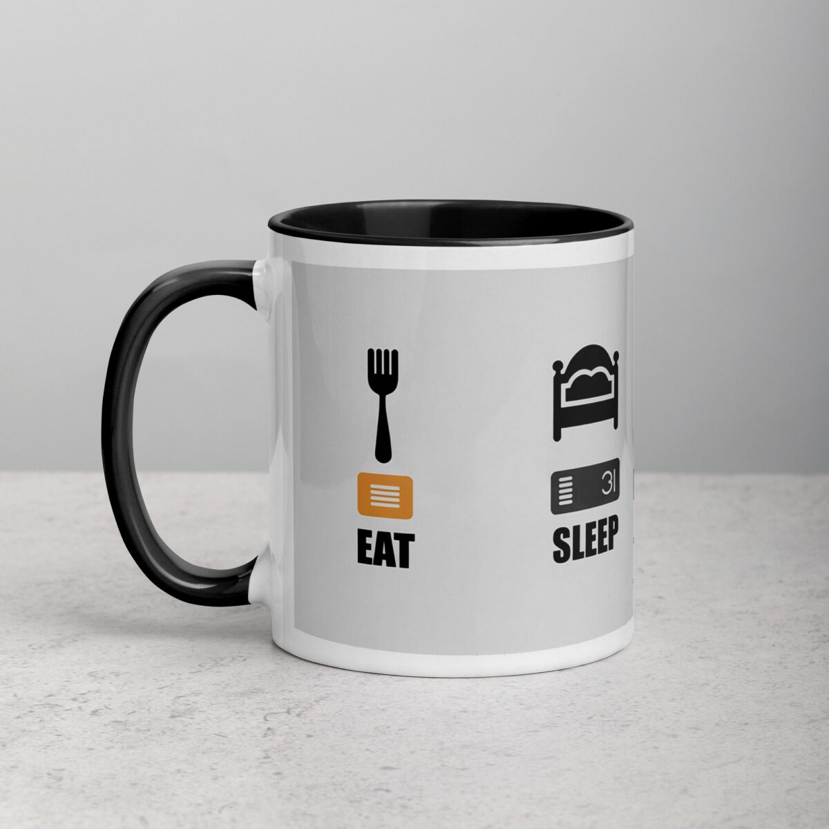 Eat, Sleep, Game, Repeat Gamer Coffee Mug - Image 2