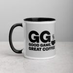 GG: Good Game, Great Coffee Gamer Mug