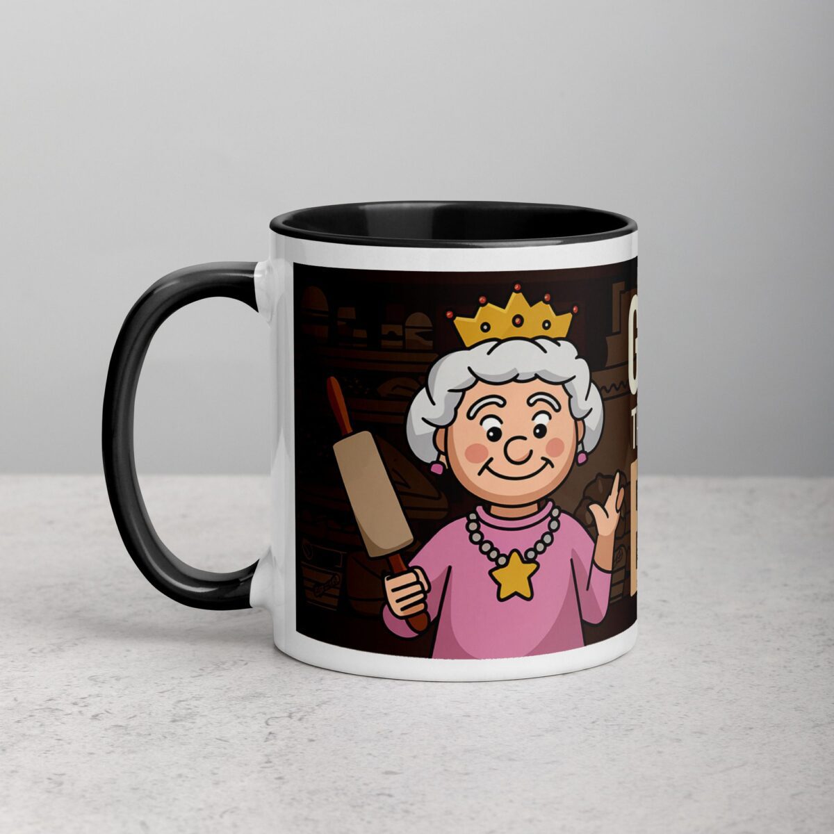 Grandma: The Legend, The Myth, The Baker Coffee Mug - Image 2