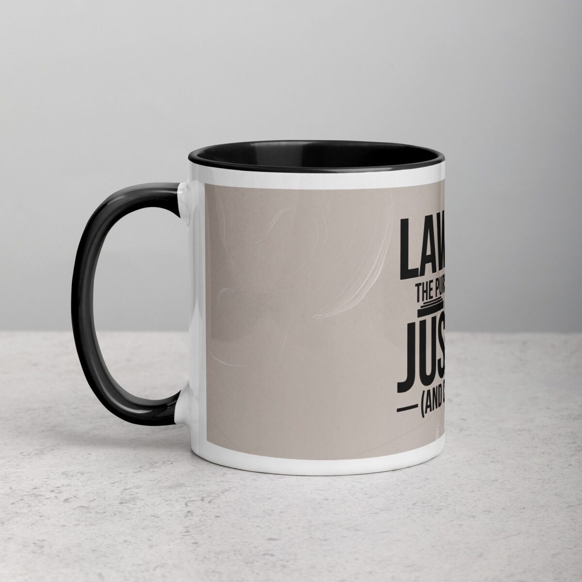 Lawyer: The Pursuit of Justice (and Caffeine) Mug - Image 2