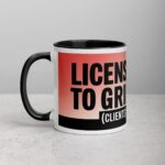 Licensed to Grill (Clients) Lawyer Coffee Mug - Image 2