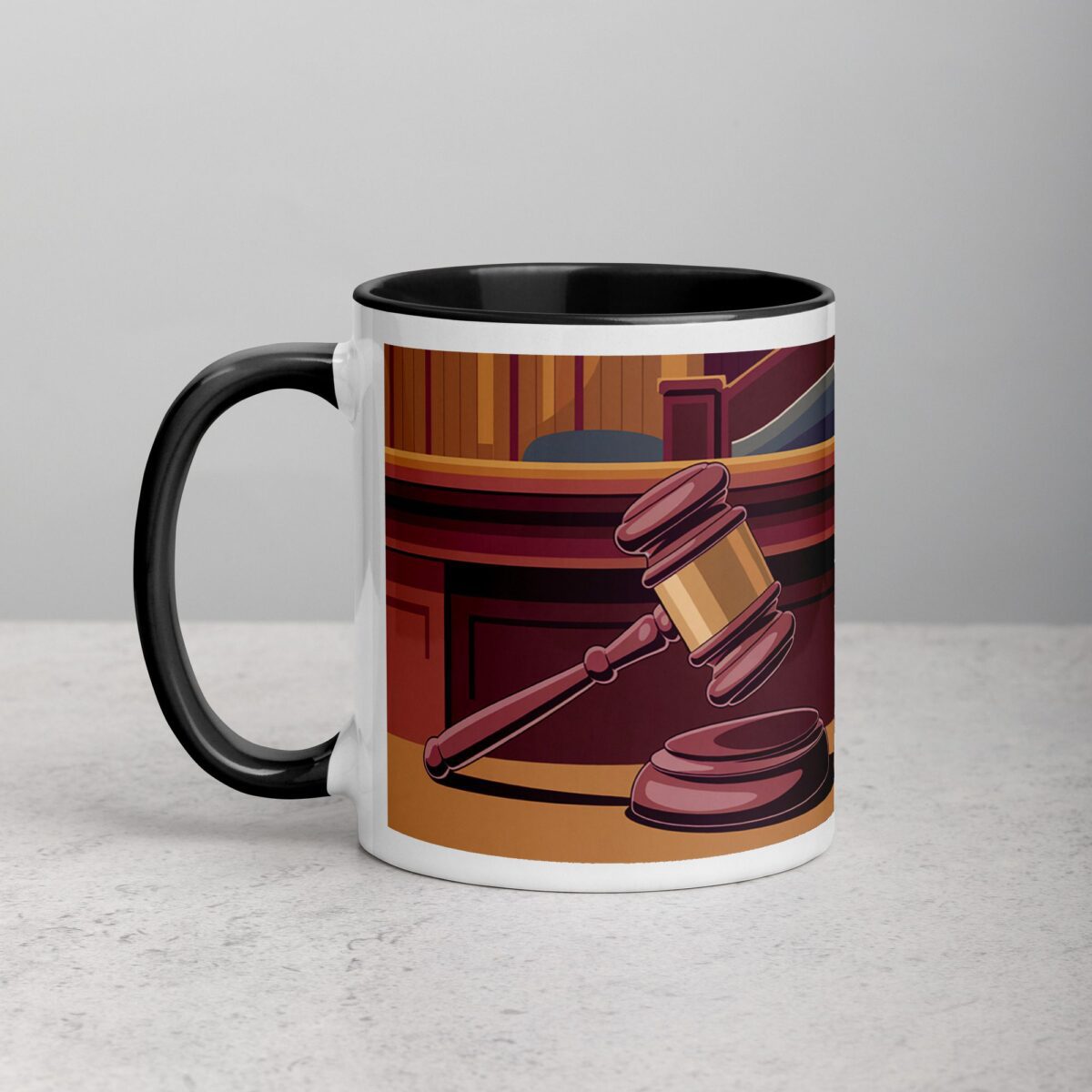 Justice Never Sleeps (But I Do) Lawyer Coffee Mug - Image 2