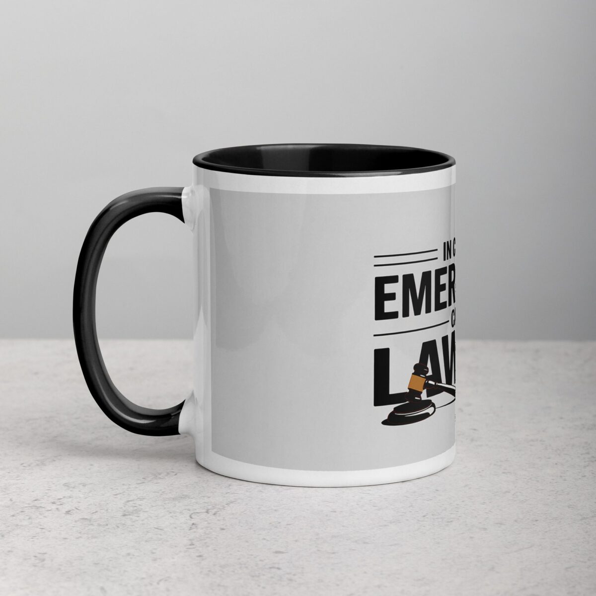 In Case of Emergency, Call a Lawyer Coffee Mug - Image 2