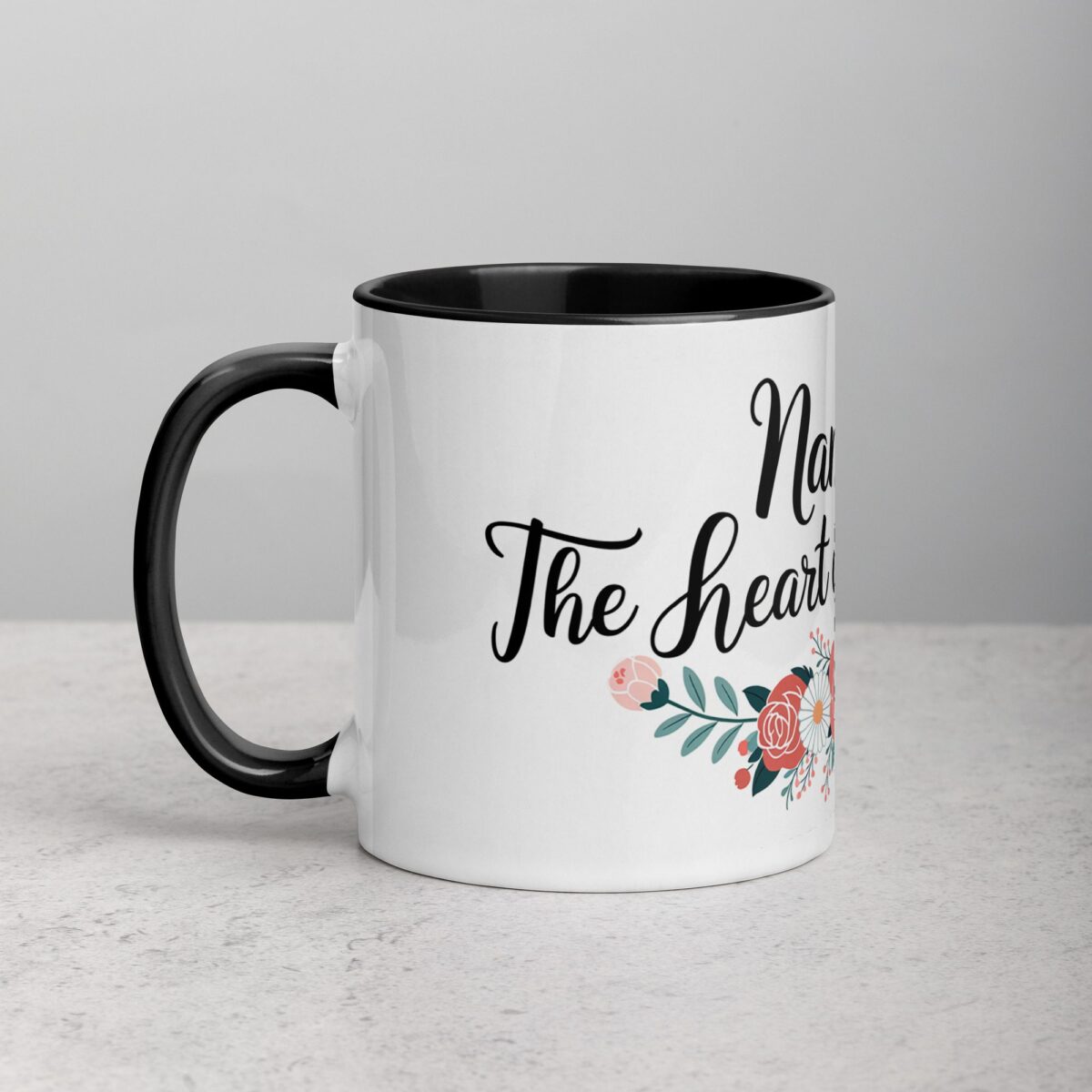 Nanny: The Heart of the Family Coffee Mug - Image 2