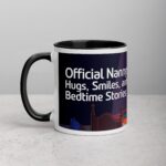 Official Nanny: Hugs, Smiles, and Bedtime Stories Mug - Image 2