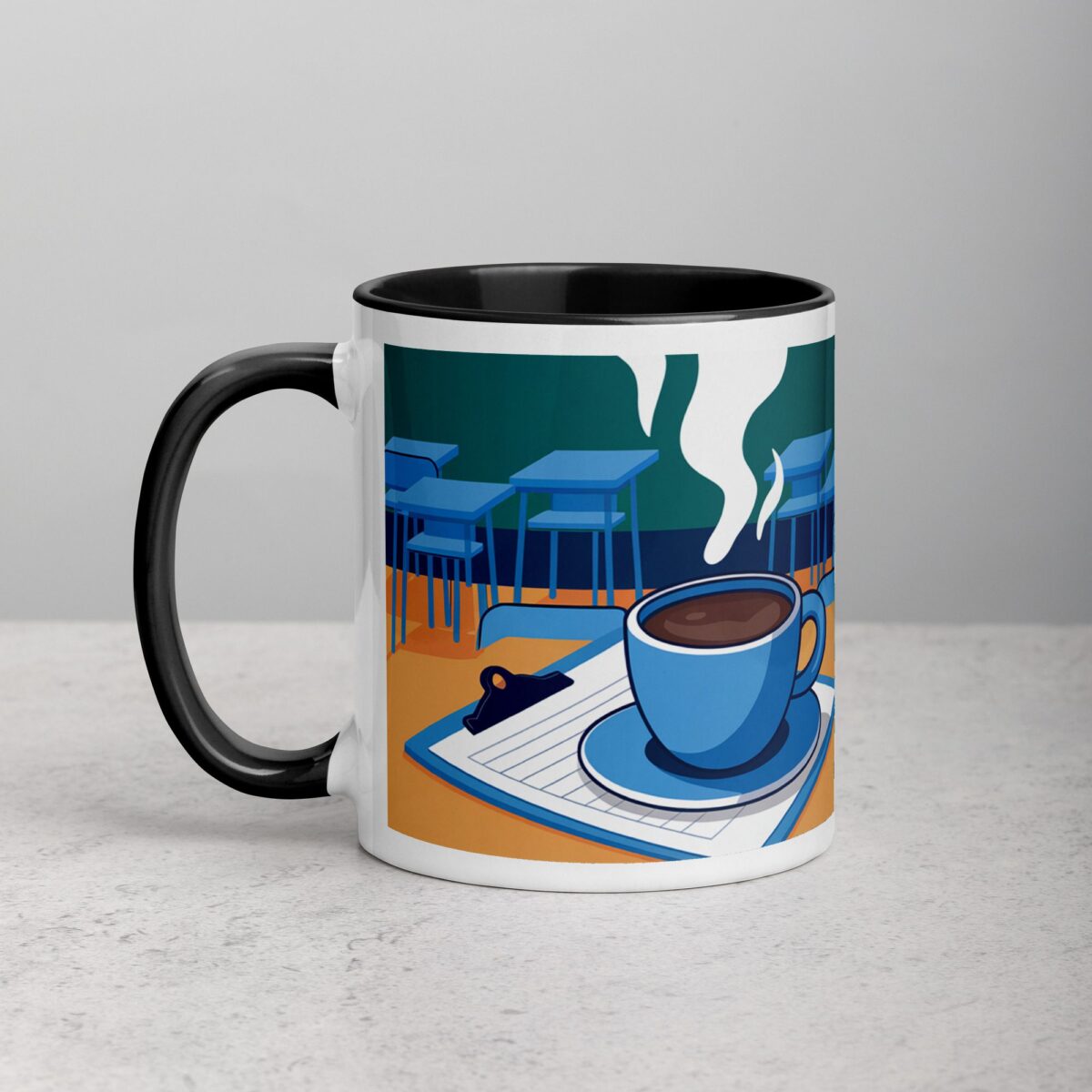 Coffee: The Key to My Classroom Management Plan Teachers Mug - Image 2