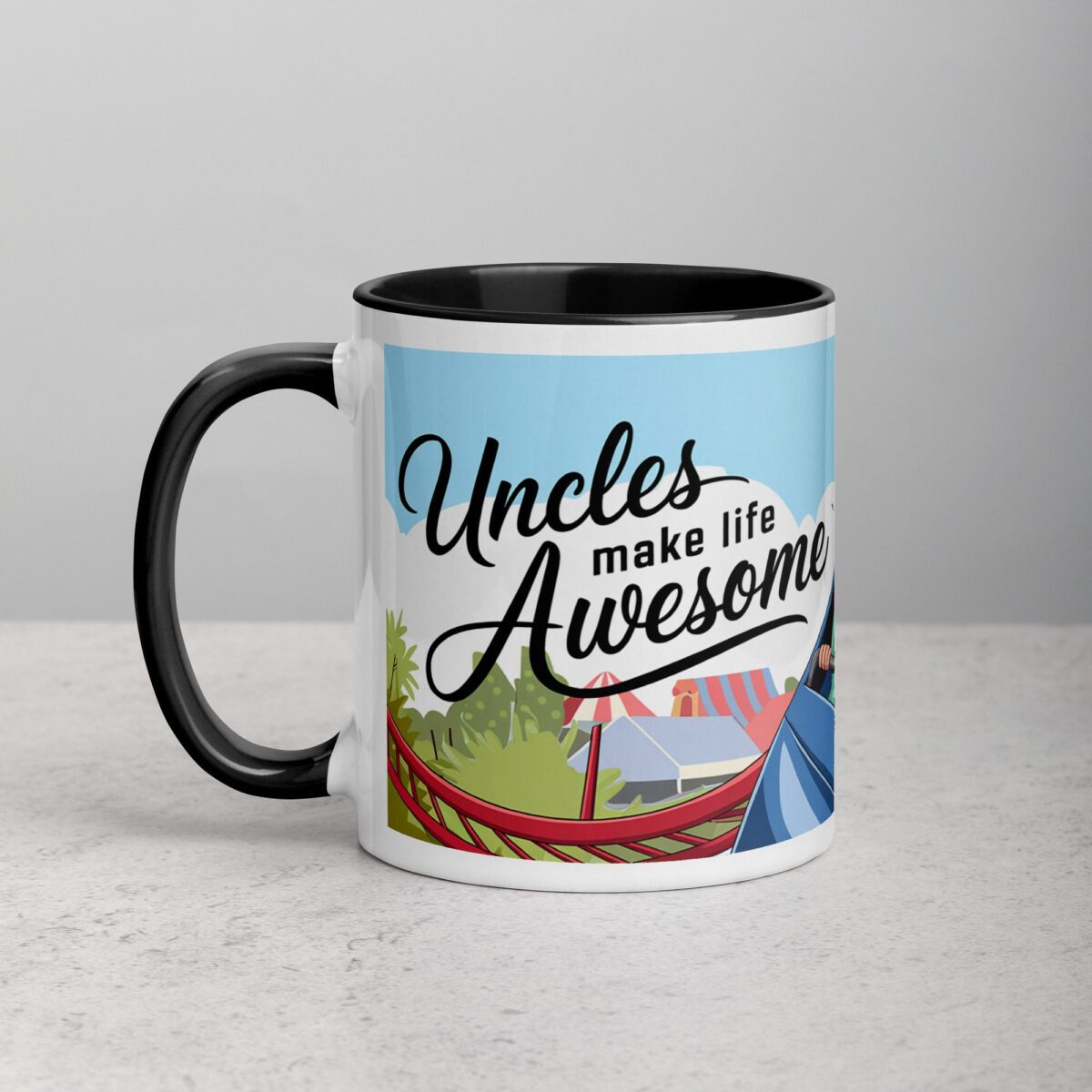 Uncles Make Life Awesome Coffee Mug - Image 2