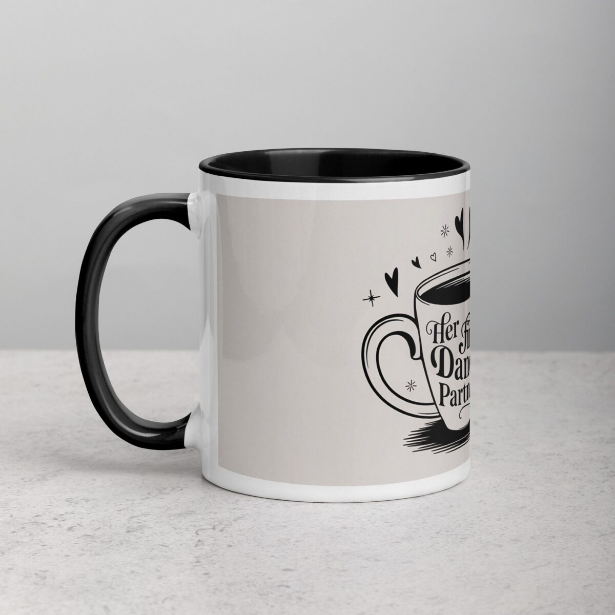 Her First Dance Partner Coffee Mug & Tea Cup - Image 2