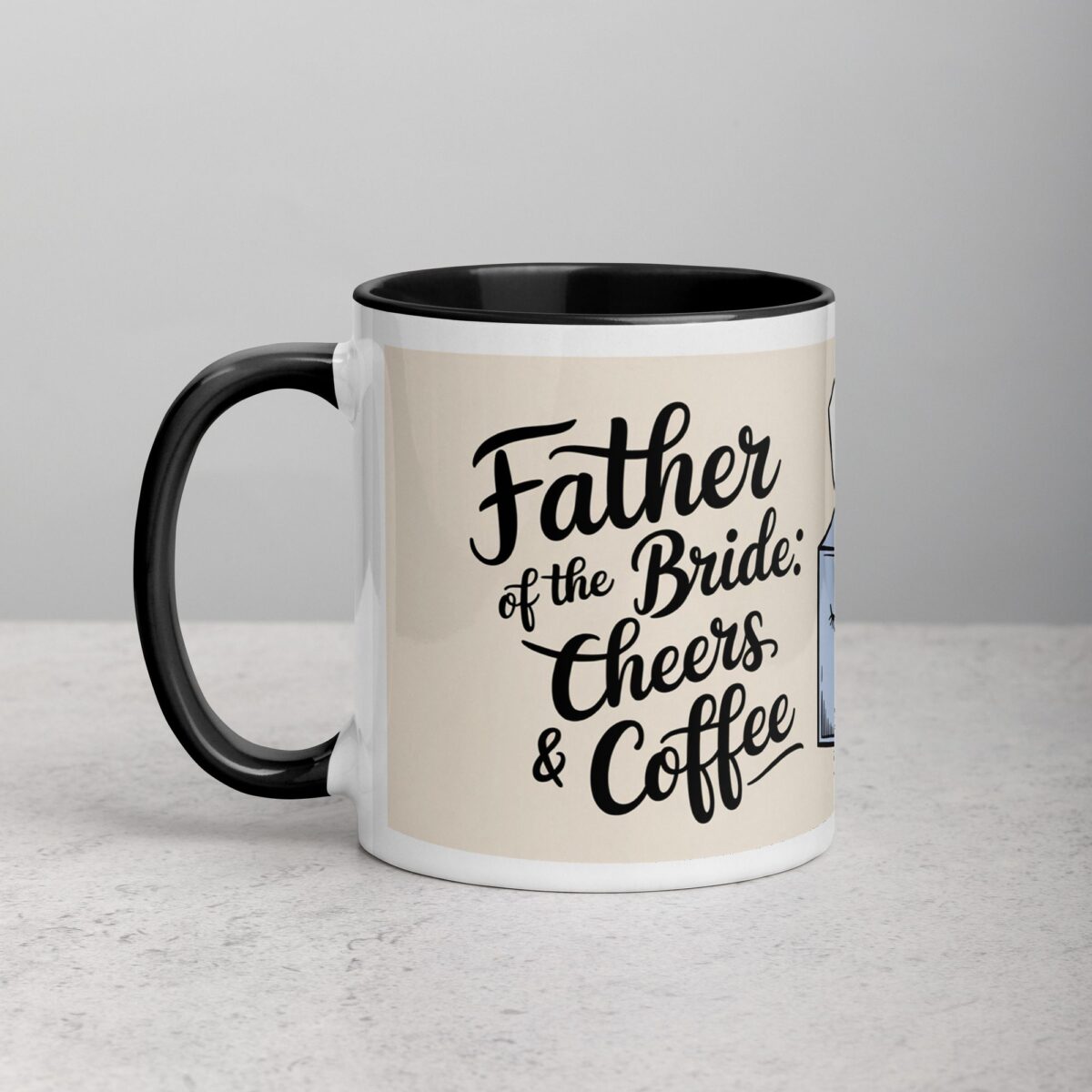 Father of the Bride: Tears, Cheers & Coffee Mug - Image 2