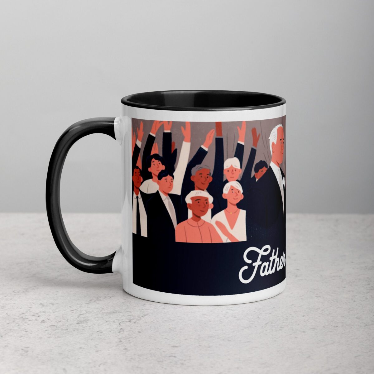Father of the Bride Elegant Coffee Mug & Tea Cup - Image 2