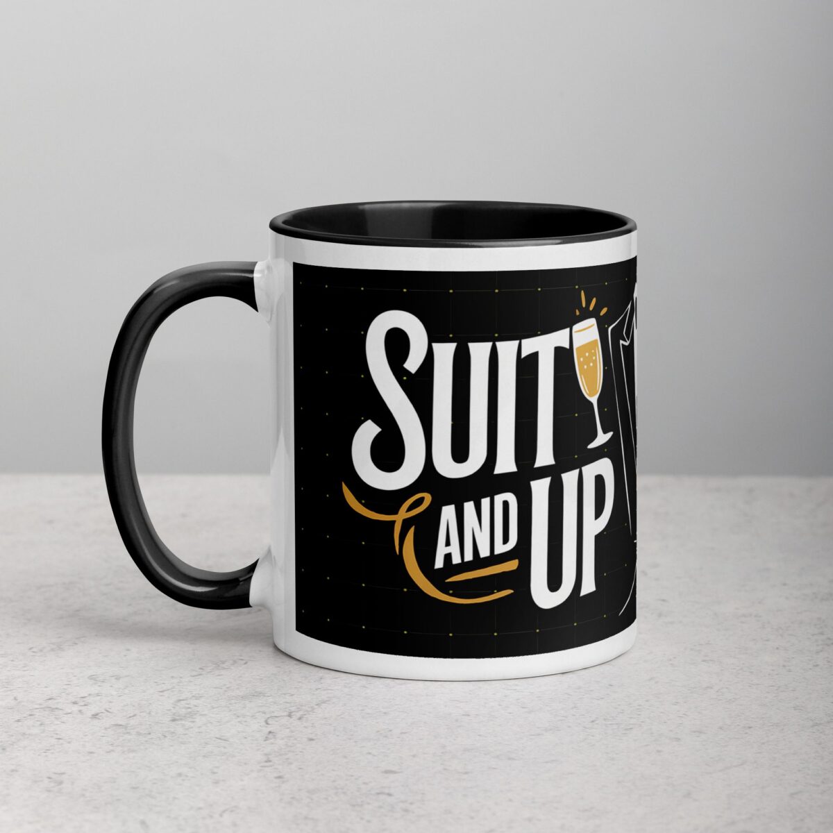 Suit Up and Sip Up Groomsman Coffee Mug - Image 2