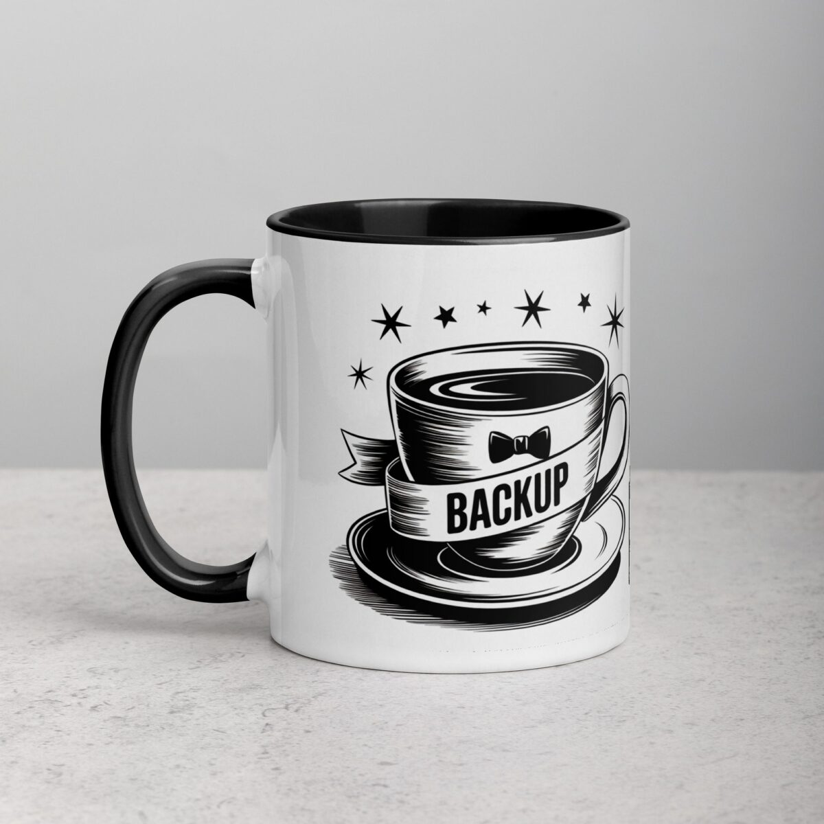 Backup for the Best Man Groomsman Mug - Image 2