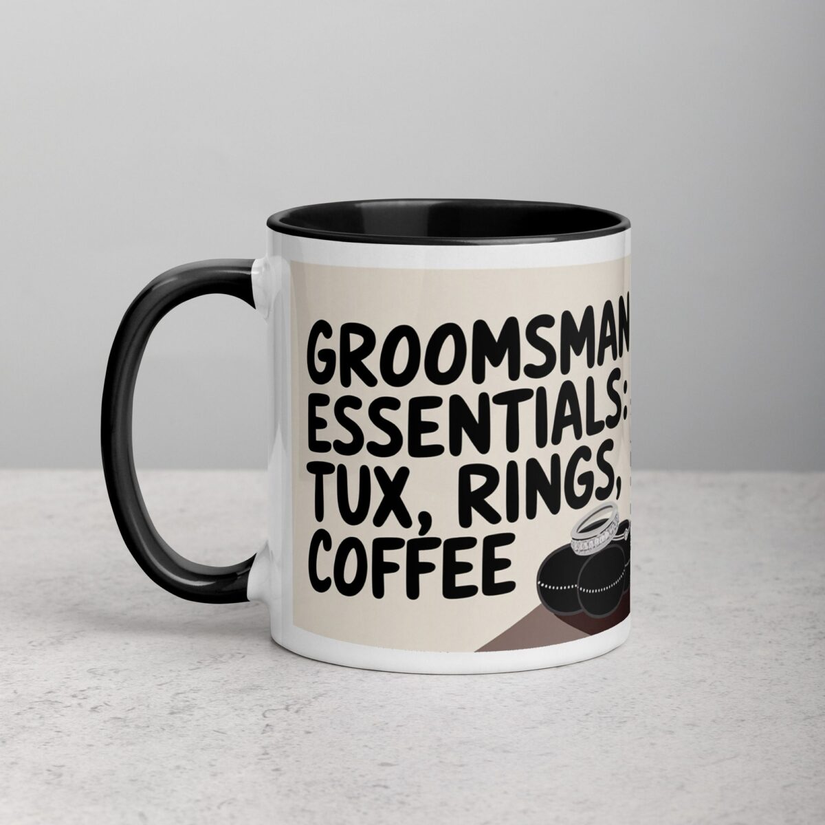 Groomsman Essentials: Tux, Rings, Coffee Mug - Image 2