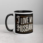 I Love My Husband Elegant Coffee Mug & Tea Cup - Image 2