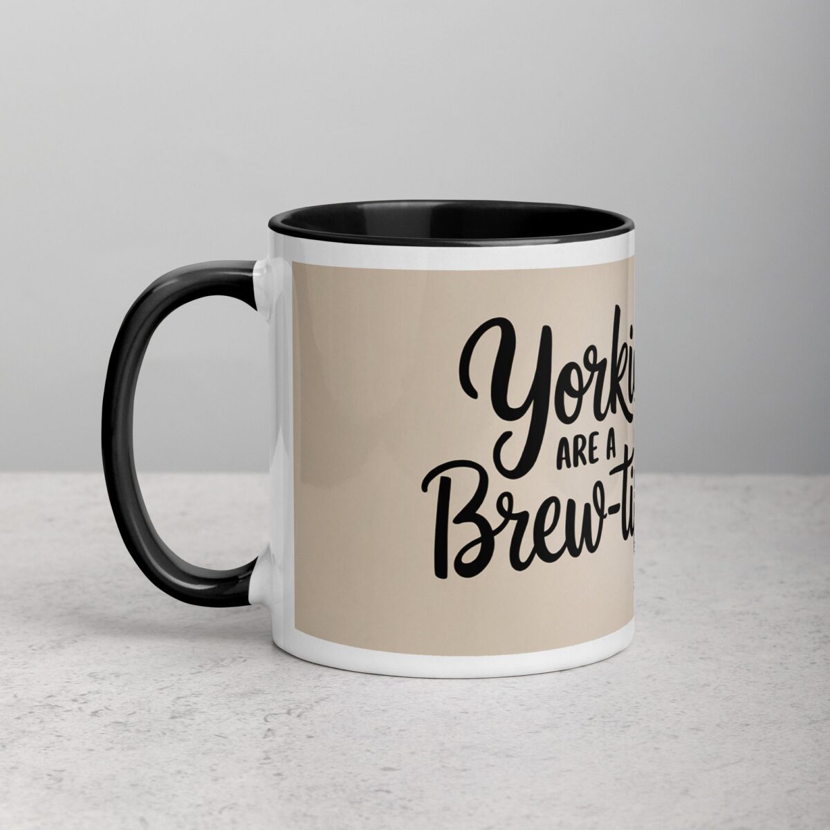 Yorkies Are a Brew-tiful Thing Coffee Mug - Image 2