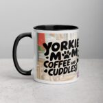 Yorkie Mom (Coffee and Cuddles) Mug - Image 2