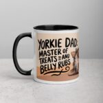 Yorkie Dad: Master of Treats and Belly Rubs Coffee Mug - Image 2