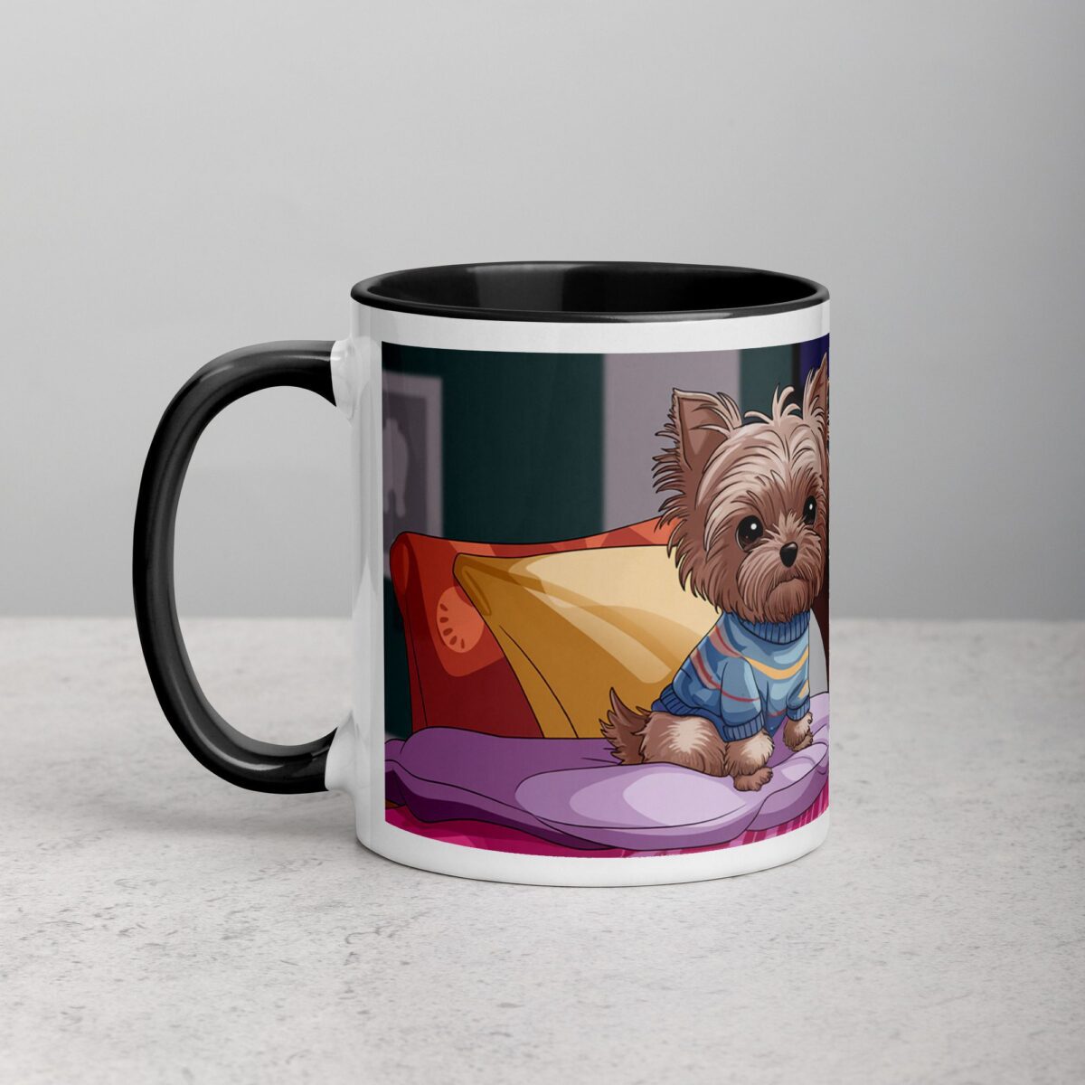 I Work Hard So My Yorkie Can Have Nice Things Coffee Mug - Image 2