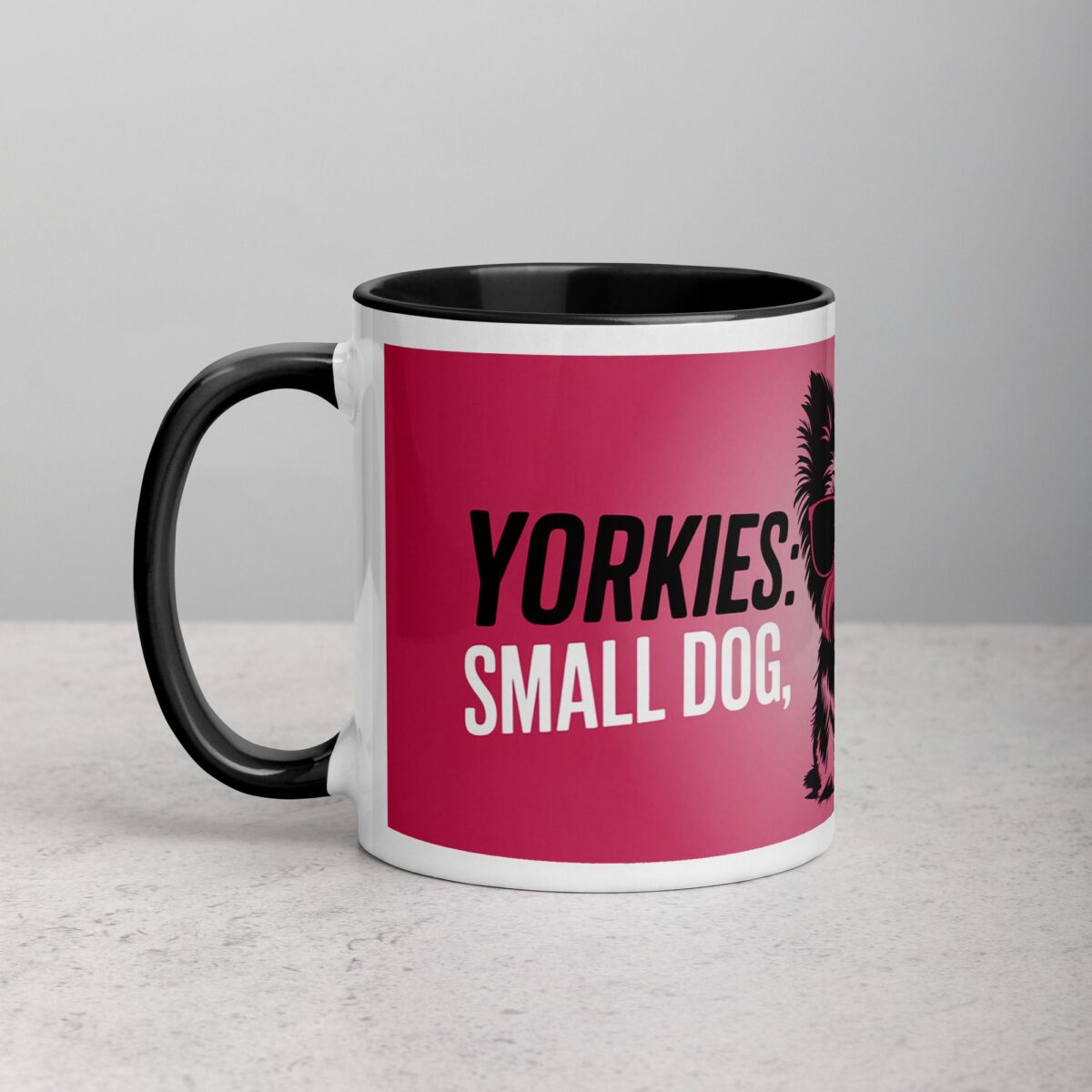 Yorkies: Small Dog, Big Attitude Coffee Mug - Image 2