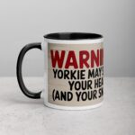 Warning: Yorkie May Steal Your Heart Coffee Mug - Image 3