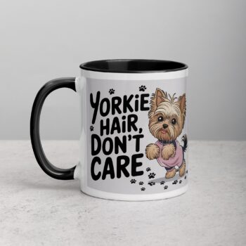 Yorkie Hair, Don’t Care Coffee Mug