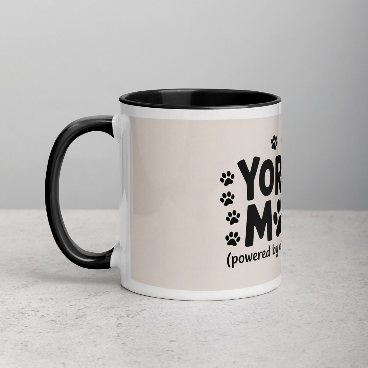 Yorkie Mom Text Coffee Mug & Tea Cup - Image 2