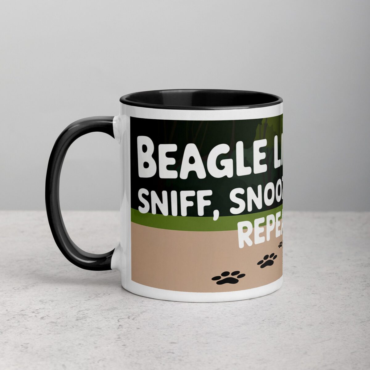 Beagle Life: Sniff, Snooze, Repeat Coffee Mug - Image 2