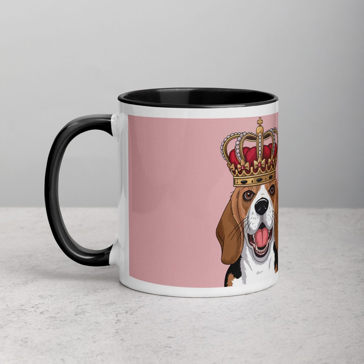 Beagle Mom: The Real Boss Coffee Mug - Image 2