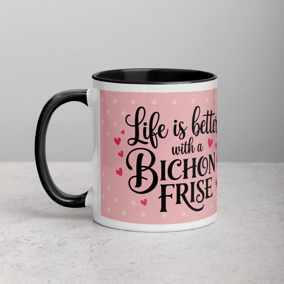 Life Is Better with a Bichon Frise Coffee Mug - Image 2