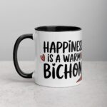 Happiness Is a Warm Bichon Coffee Mug & Tea Cup - Image 2